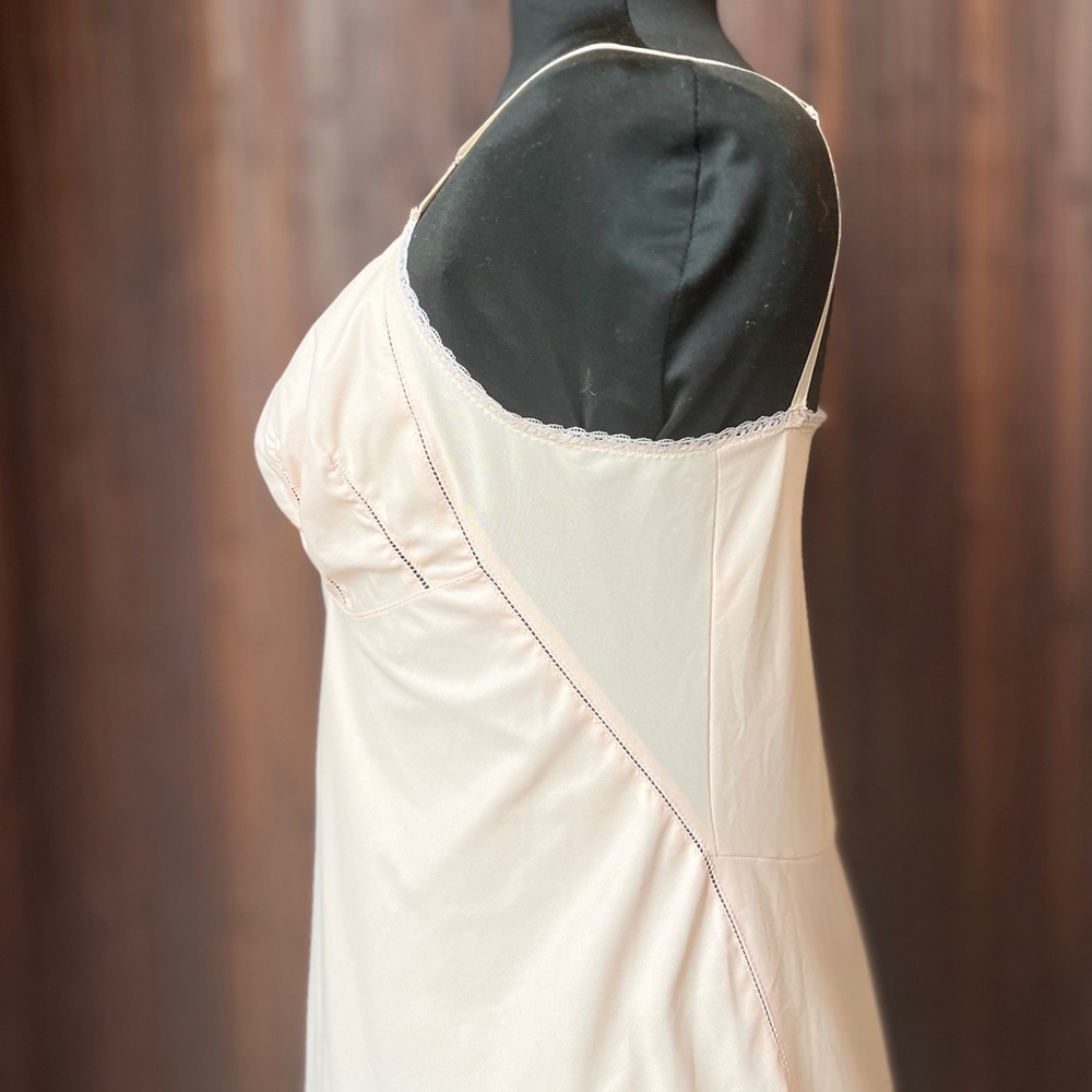 Emilio PUCCI Slip Pale Pink Vintage Negligee 1960s Formfit Rogers Lingerie - Picture 7 of 11